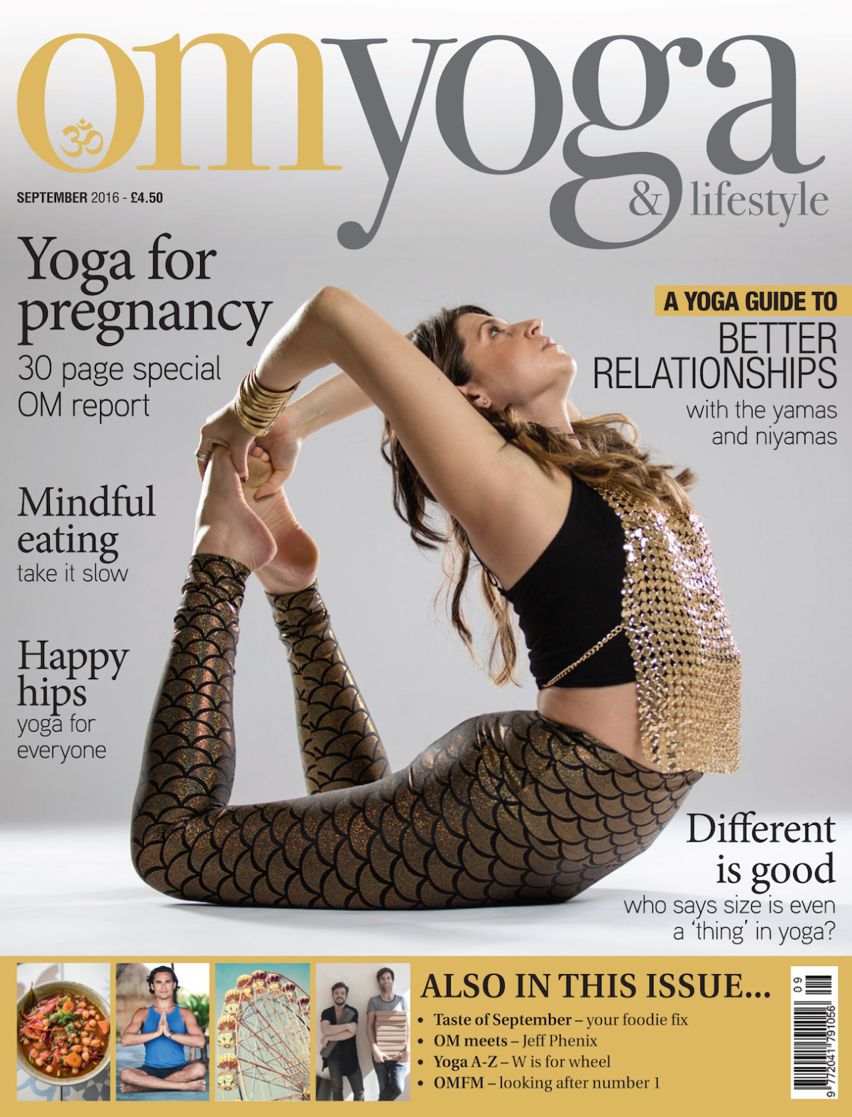 Sally in Om Yoga Magazine - Sally Parkes Yoga