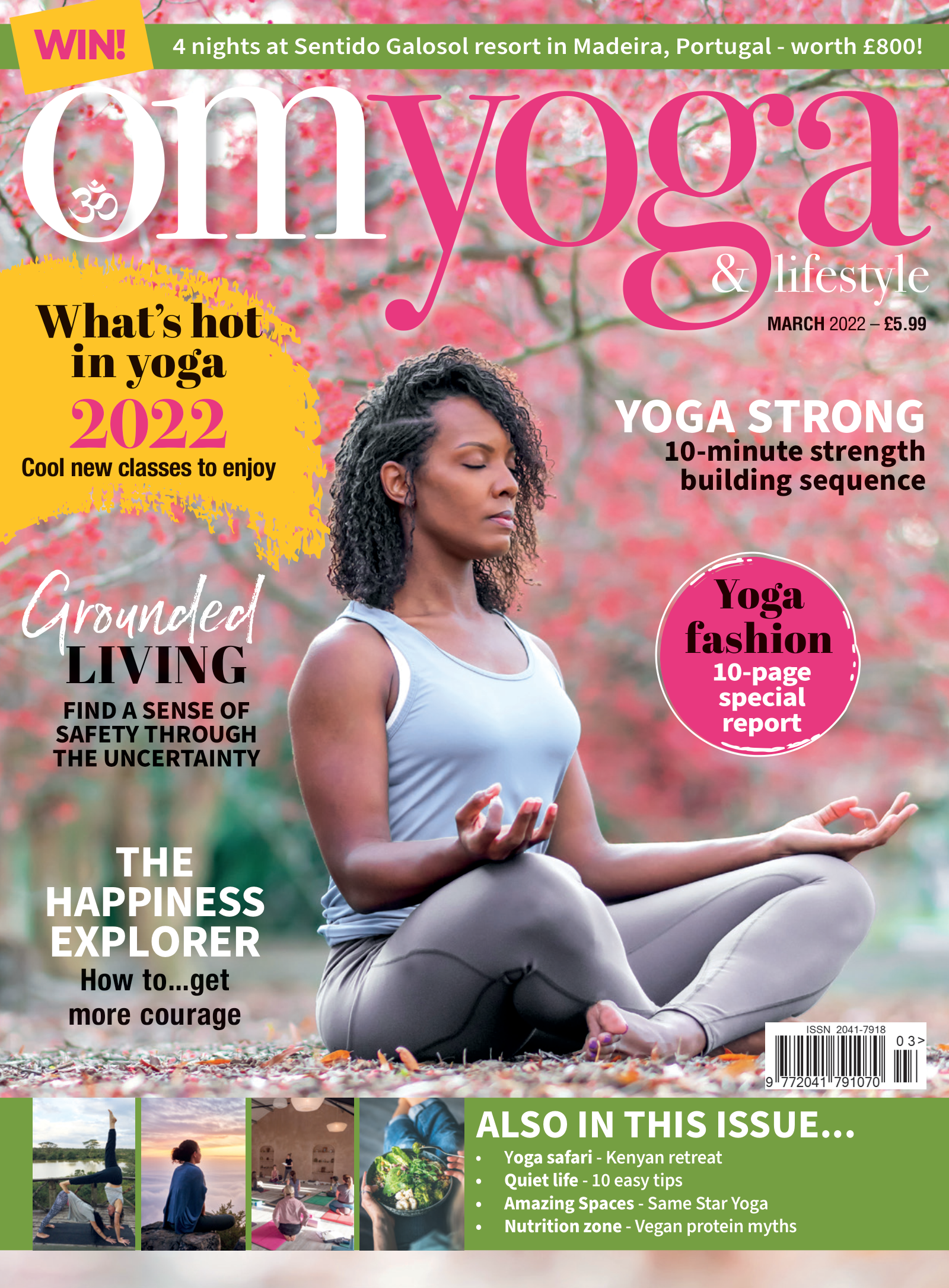 Sally in Om Yoga Magazine - Sally Parkes Yoga